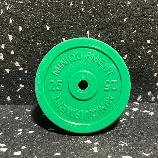 25 lb Bumper Plates Pack (1/10 scale)