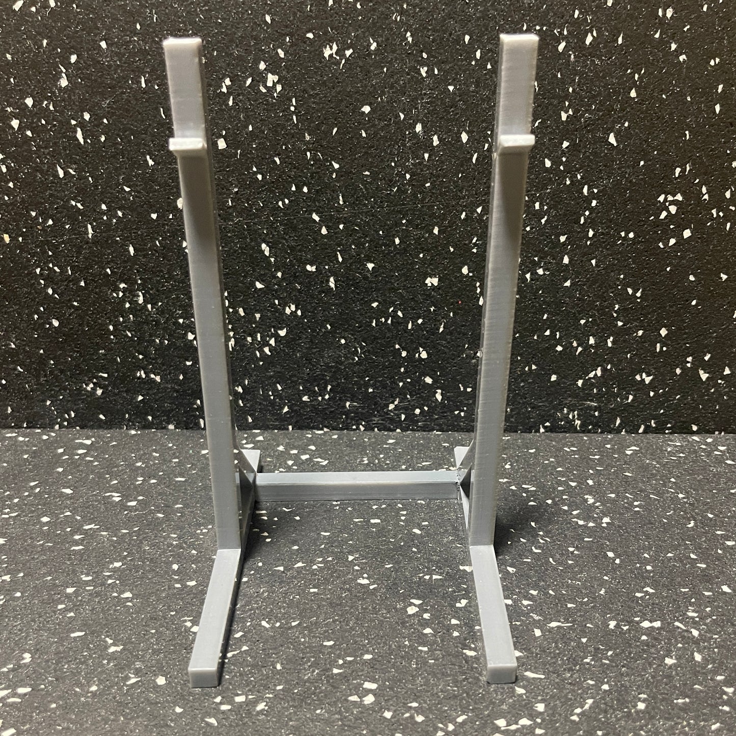 The MINIQUIPMENT Squat Rack 1/10 scale (6.5" tall)